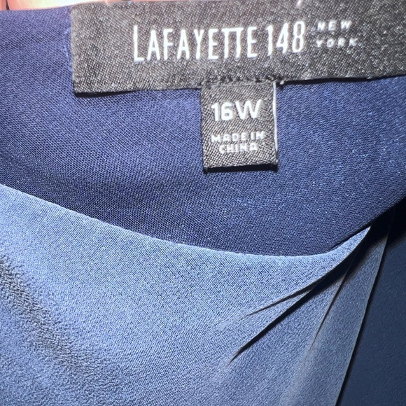 Lafayette 148 Blue Tank Top - Picture 4 of 4